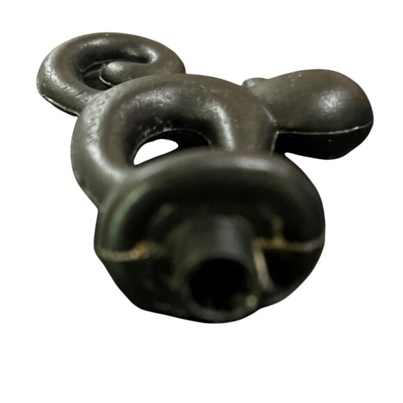 Vintage Halloween Black Cat Topper Blow Mold Plastic Hong Kong - Picture 3 of 4